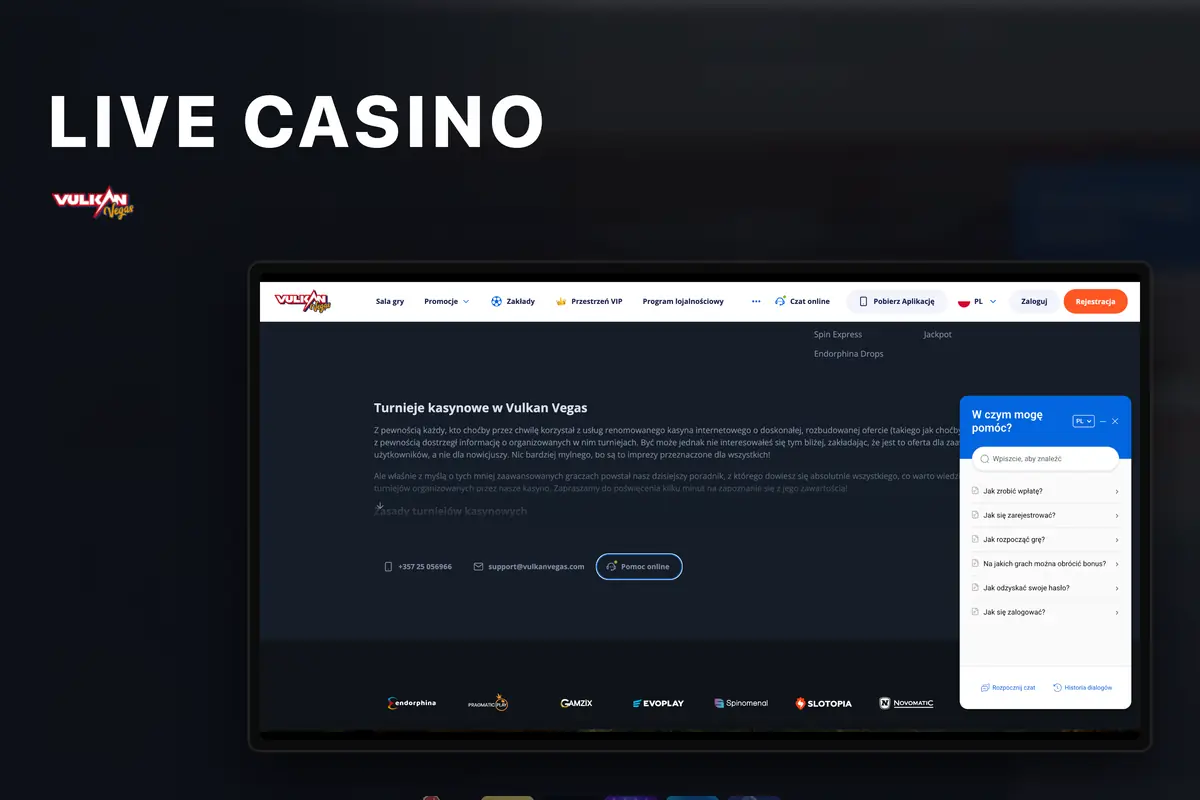Vulkan Vegas — live casino