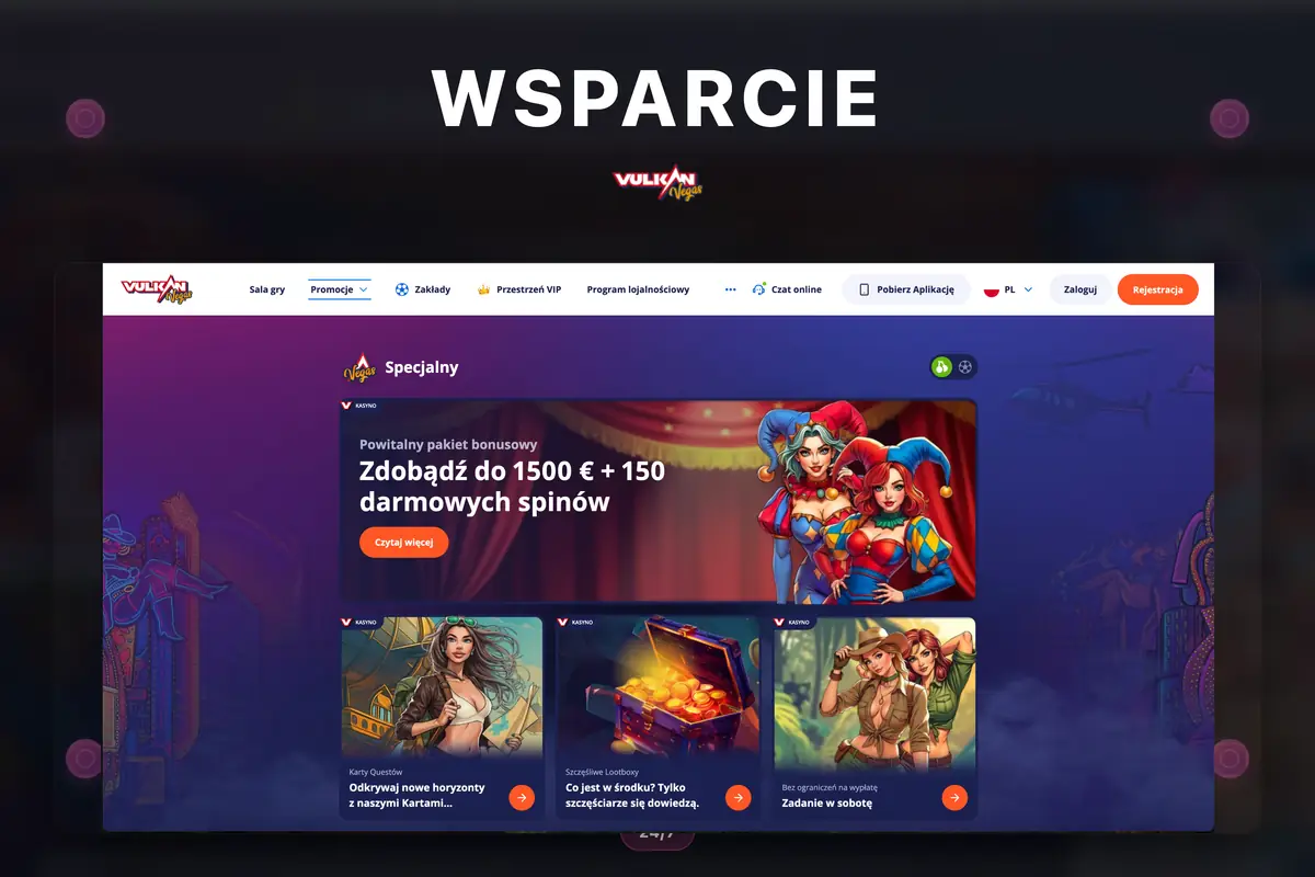 Vulkan Vegas — obsługa klienta