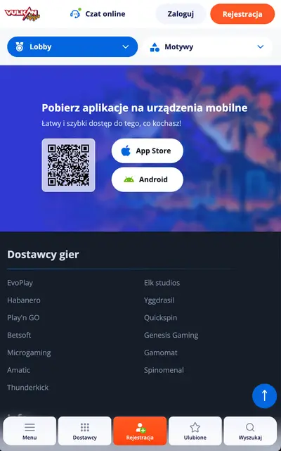 Vulkan Vegas — sloty na telefonie